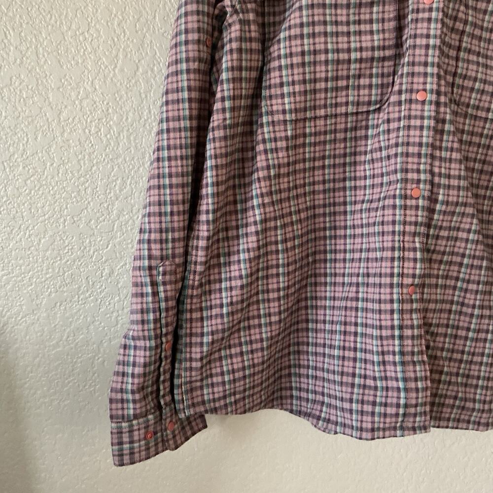 Patagonia Early Rise Stretch Long Sleeve Button Up Shirt Mauve Size XL women - Picture 10 of 12